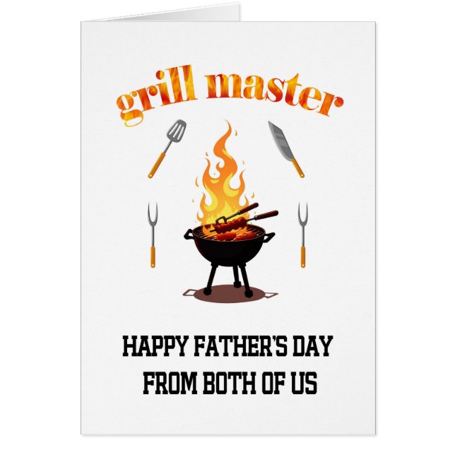 Grill Master De Los Dos Padres De Ee. Uu. (Frente)