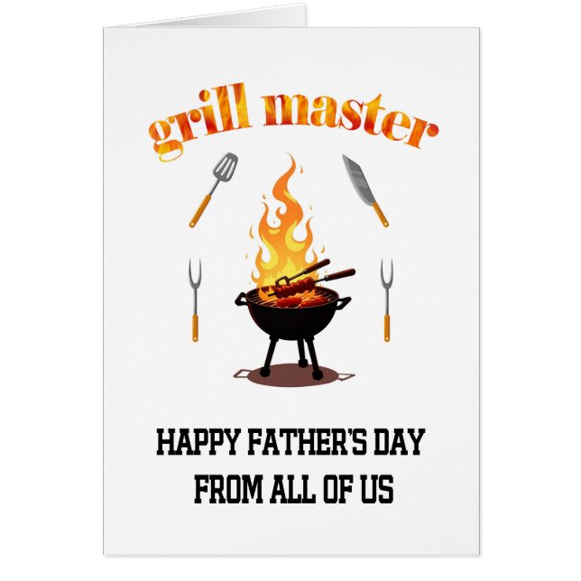 Grill Master De Todos Los Padres De Ee. Uu. (Frente)