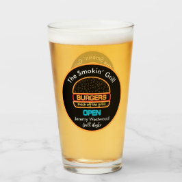 Grill Master Grilling Pint Beer Glinkware