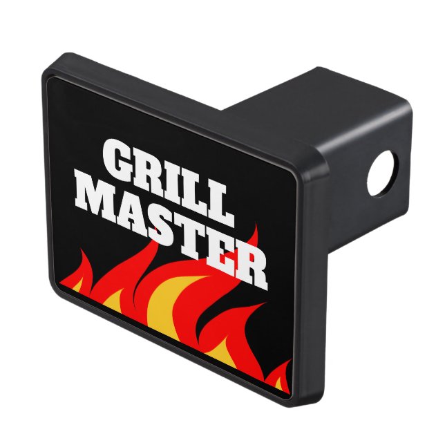 Grill Master llamas de fuego divertida cubierta de (Parte superior derecha)
