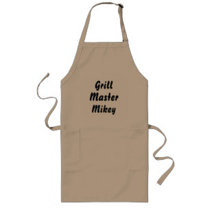 Grill Master modificó el delantal para requisitos