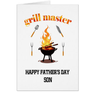 Grill Master Son Fathers Day