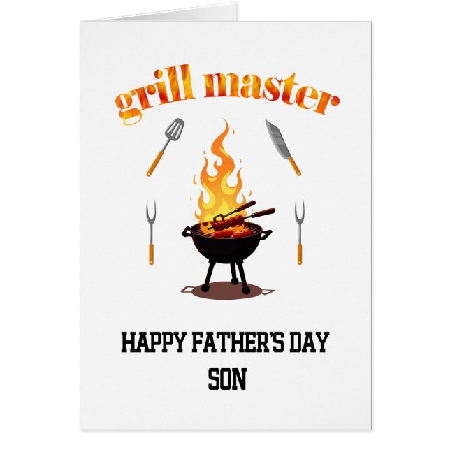 Grill Master Son Fathers Day (Frente)
