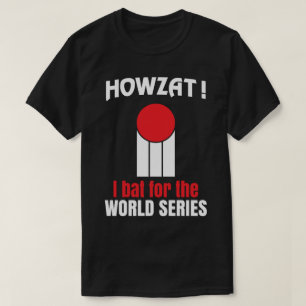 ¡Grillo Howzat! Golpeo la camiseta retra de los