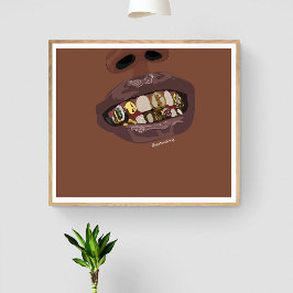 Grillz Aesthetic, Gold Grills (Grillz) arte de die