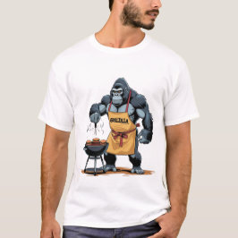 Grillzilla Dad - Graciosa Camiseta Gorilla BBQ