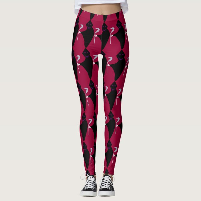 Grim Reaper Halloween Leggings (Anverso)