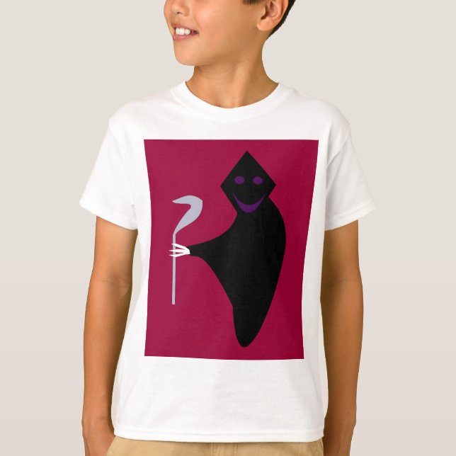 Grim Reaper Niños De Halloween Camiseta (Anverso)