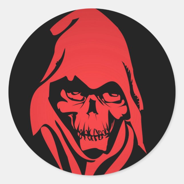 Grim Reaper Pegatina (Anverso)