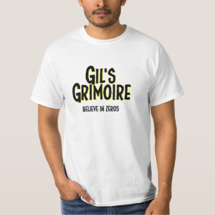 Grimoire de Gil, camiseta gráfica simple