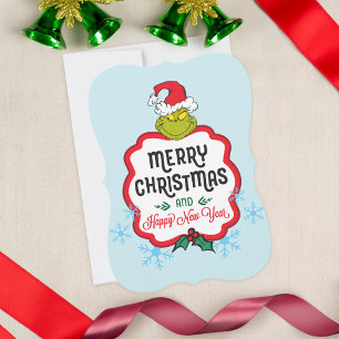 Grinch Clásico Feliz Navidad y Feliz Año Nuevo