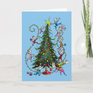 Grinch Clásico   Foto Navideña de árbol de Navidad