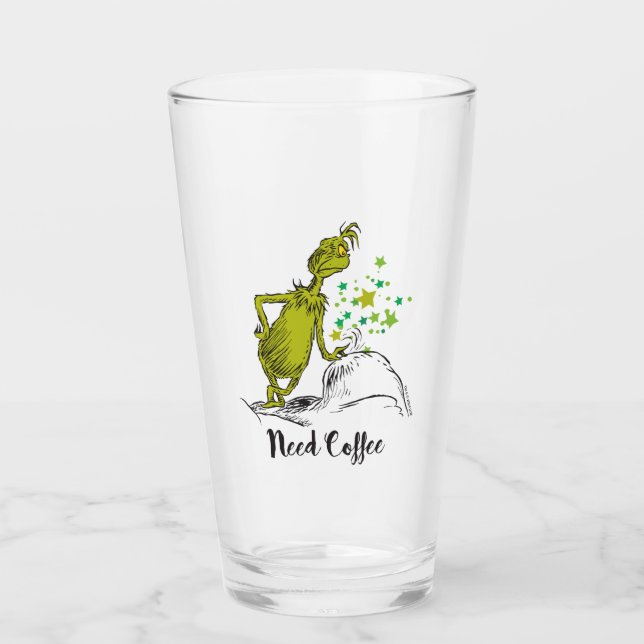 Grinch | Divertido Necesito Café (Anverso)