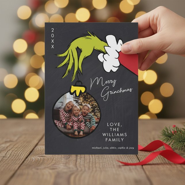 Grinch Feliz Grinchmas Foto Familiar Navidad (Subido por el creador)
