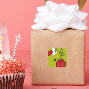 Grinch Para etiqueta de regalo de cumpleaños de