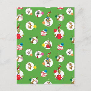 Grinch   Patrón de puntos de Navidad