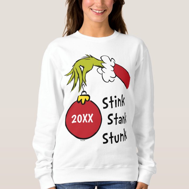 Grinch | Stink Stank Stunk Sudadera con capucha (Anverso)