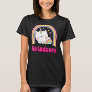 Grindcore Camisetas Sarcástico Retro Unicorn Grind
