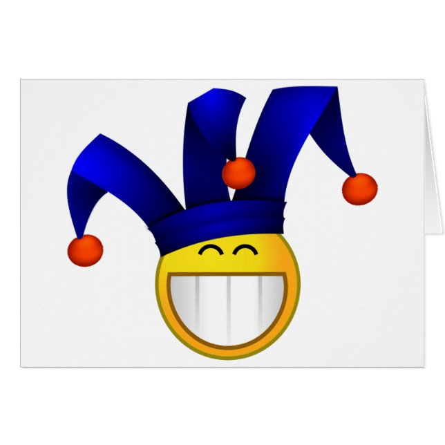 Grinning Emoji Jester (Anverso (Horizontal))