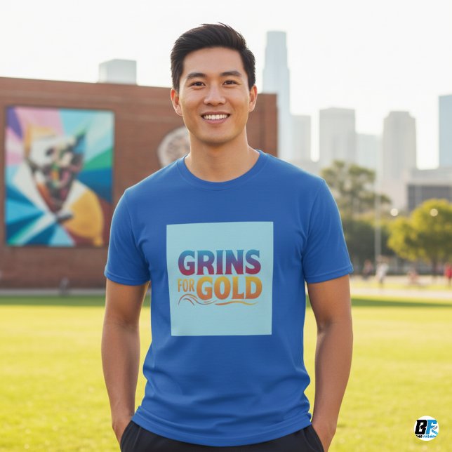 Grins para camisetas divertidas de oro (Subido por el creador)