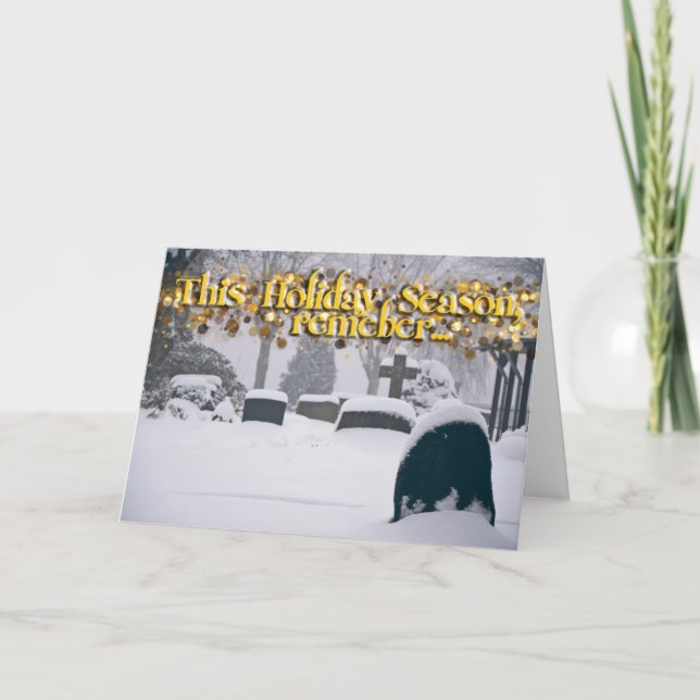 Gripe de hielo de la tarjeta de vacaciones de la t (Anverso)