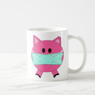 Gripe de los cerdos - la taza de café