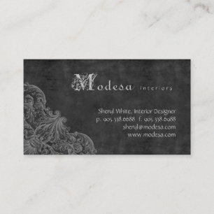 Gris antiguo del diseño interior de la tarjeta de