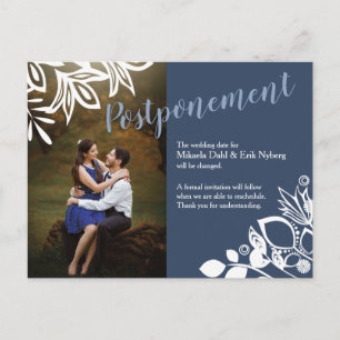 Gris azul, foto de Invitación Boda blanco