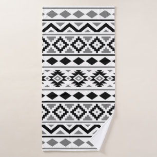 Gris blanco negro del modelo III azteca de la