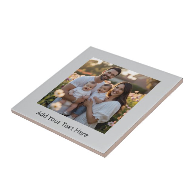 Gris Claro Crea Tu Propia Teja Cerámica (Lado)