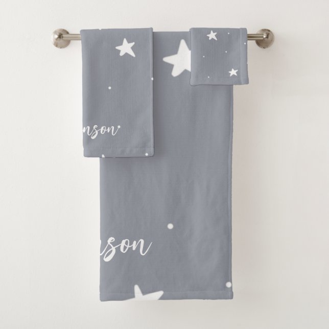 Gris con estrellas blancas personalizadas (In situ)