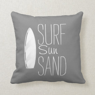 Gris de la almohada de la arena de Sun de la