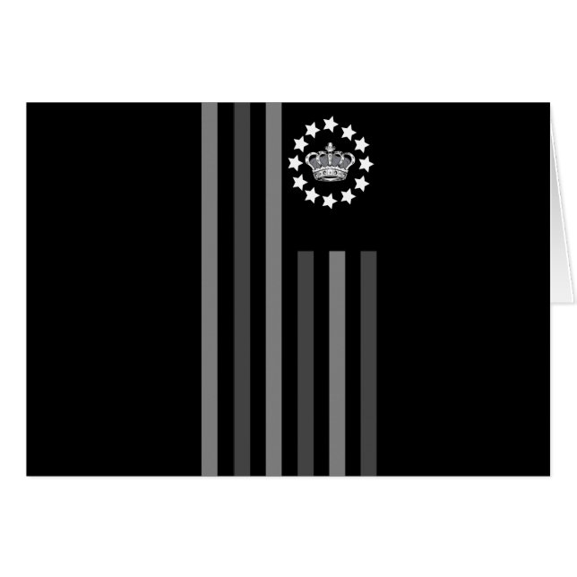 Gris de la corona - Bandera (Anverso (Horizontal))