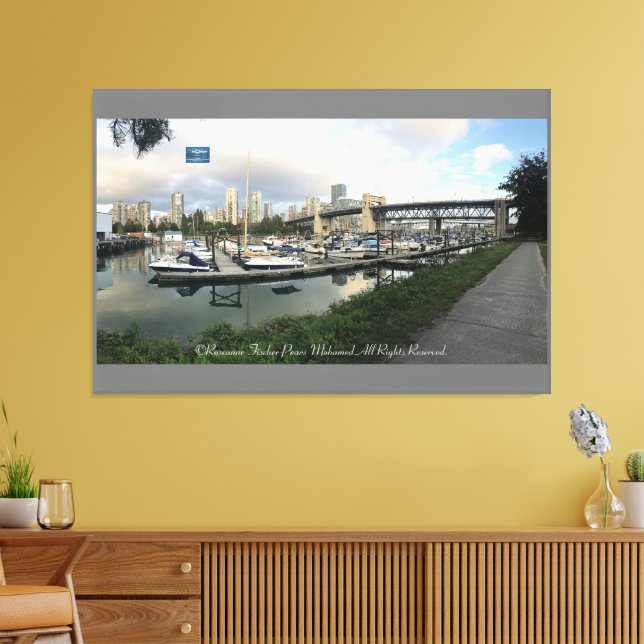 Gris de lienzo (frente de agua 52) RFPMDesigns ©️  (Insitu (Sala de estar))