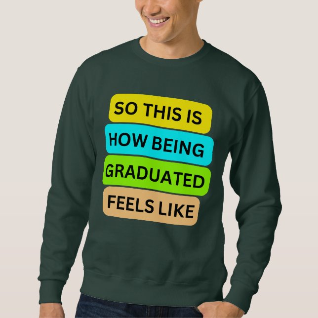 Gris de suéter de camiseta SO_ESTA_ES_CÓMO_BEING_G (Anverso)