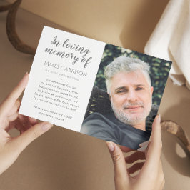 Gris En Memoria Amada Foto Invitación De Muerte