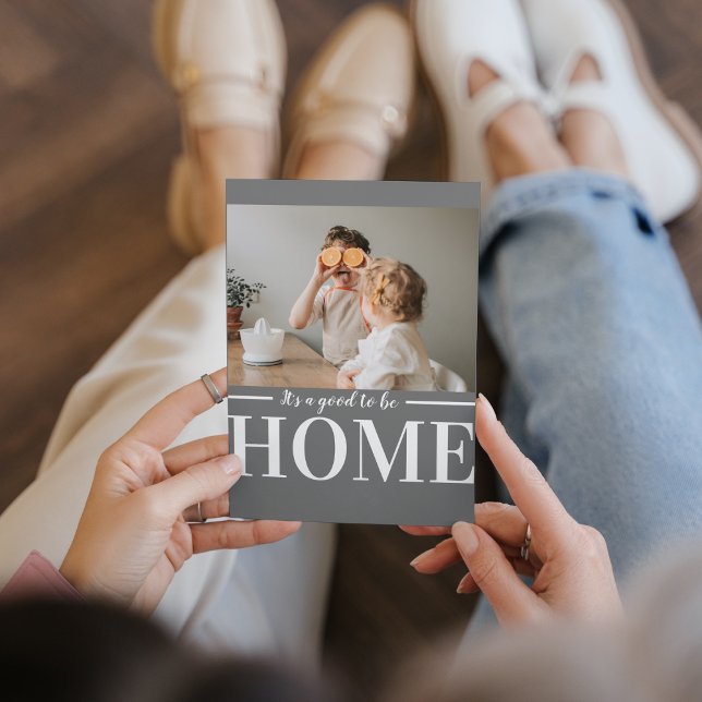 Gris fotográfico moderno Es bueno ser regalo de ci (Subido por el creador)