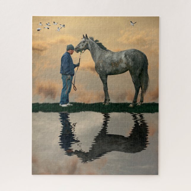 Gris Horario Y Groom OTTB Rompecabezas (Vertical)