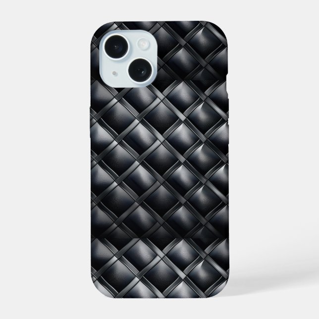 Gris metálico y negro elegante  (Reverso )