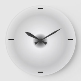 Gris minimalista > Relojes de pared lisa