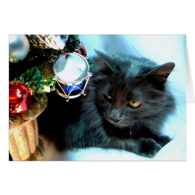 Gris Navidades Kitty II (Anverso (Horizontal))