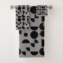 Gris negro moderno elegante tribal geométrica