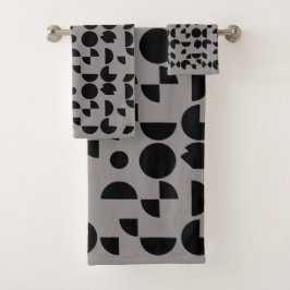 Gris negro moderno elegante tribal geométrica