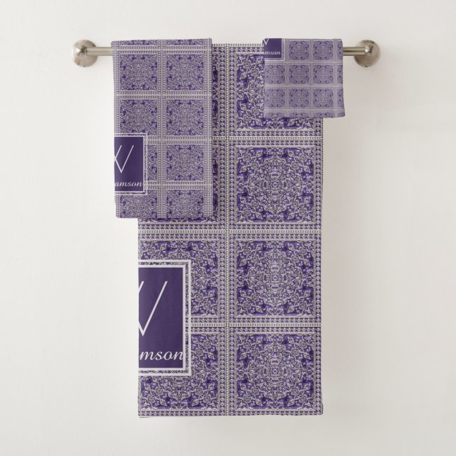 Gris plateados púrpuras con el apellido con (In situ)