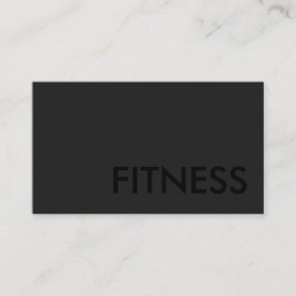 Gris puro Gris Moderno Tarjeta de visita de salida