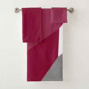 Gris rosa y blanco fucsia