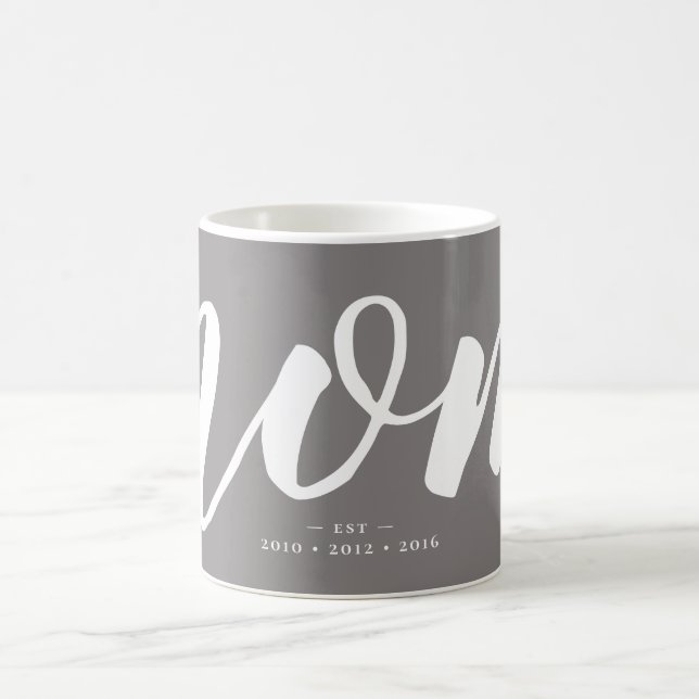 Gris | Simple Typografía Mamá EST. Jarra (Centro)
