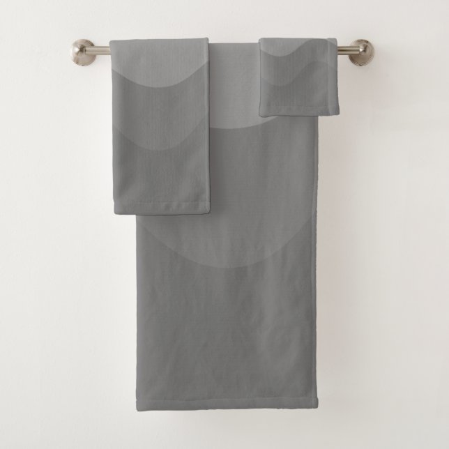 Gris Wavey Stripe Moderno (In situ)