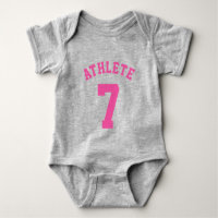 Gris y rosa bebé | Diseño de Jersey Deportivo