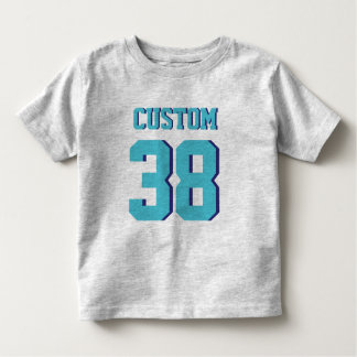 Gris y turquesa Toddler | Diseño de Jersey Deporti